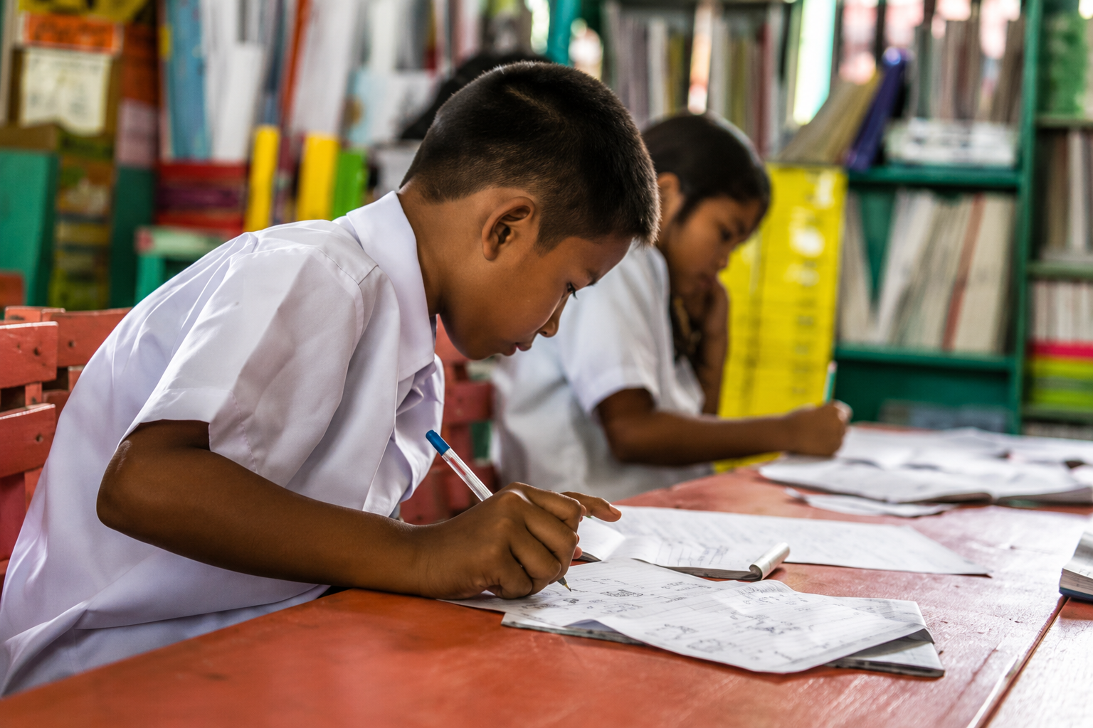 Volunteers participating in community education programs